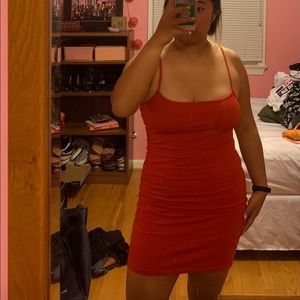Cute Cotton Red Dress